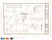 2 DLAN、H剖面詳圖、1 KEY PLAN、D,E,J DETAIL、K GUTTER SECTION、3 FENCE DETAIL、A,B,C,E,G SECTION藏品圖，第1張