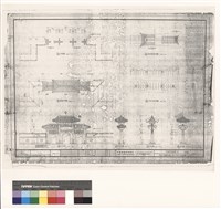 平面.立面圖.剖面圖及椽子,斗拱分位平面圖藏品圖，第1張