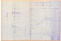 第一號辦公廳 第四層增建樓梯間圖樣藏品圖，第1張