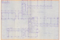 第二、四號辦公廳 平面圖 第壹層平面圖 第貳層平面圖藏品圖，第1張
