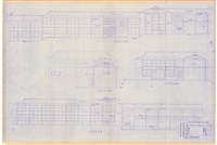第三號辦公廳 立視圖藏品圖，第1張