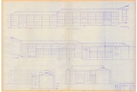 第三號辦公廳 變更立面圖藏品圖，第1張