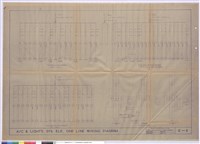 A/C＆LIGHT'G SYS.ELE.ONE LINE WIRING DIAGRAM藏品圖，第1張