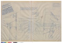 簷下拱透視圖、A-A剖面圖藏品圖，第1張