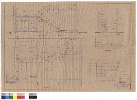 B-B、C-C、廁所剖面圖、視聽教室放映室隔牆藏品圖，第1張