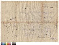 剖面A-A、側立面圖、剖面、正立面圖藏品圖，第1張