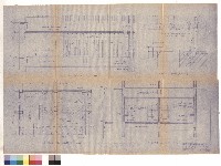 各樓浴廁平面詳圖，A-A、B-B向剖面大樣藏品圖，第1張
