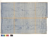 原有宿舍地下室整修及天井施工圖、竣工圖藏品圖，第1張