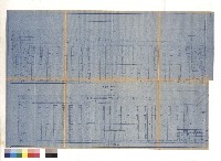 原有宿舍正背向立面圖、竣工圖藏品圖，第1張