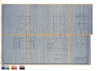 伍層、屋頂結構平面圖、竣工圖藏品圖，第1張
