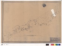 人工水流下游計畫高程標示圖藏品圖，第1張