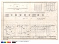 木工廠擴建廠房平面、立面藏品圖，第1張