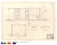 A~A,B斷面、三夾板天花詳圖、双面三夾板墻藏品圖，第1張