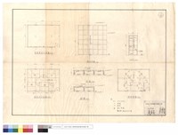原康樂室平面,改建後平面圖、照明設備,A,B圖、隔間,門詳圖藏品圖，第1張