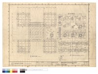 屋頂平面圖柱梁詳圖(C1~C10、B1E、B1F、B6~B10)藏品圖，第1張