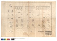 正面接頭、單支部份、正,平面圖、斷面圖藏品圖，第1張