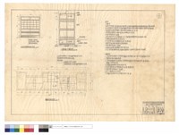主任室原有壁櫥改建示意圖、C室壁櫥上下增建詳圖、職員宿舍平面示意圖藏品圖，第1張