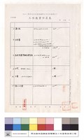 工程數量計算表藏品圖，第1張