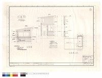 奇木板彫刻字体、A,D正面剖面圖、CD剖面圖、平面圖藏品圖，第1張