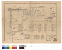 樓梯及梯下貯藏室、鐵欄杆立,剖面藏品圖，第1張