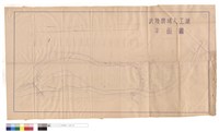 武陵農場人工湖平面圖藏品圖，第1張