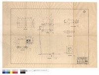 過濾池,擋水牆,水管位置,厨房及浴室平面圖、過濾池,A-A'~B-B'斷面圖藏品圖，第1張