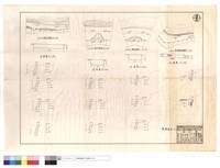 駁坎,護坡修復平面圖、正面圖藏品圖，第1張