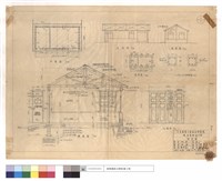 平,斷面,正,側視圖、基礎圖、D3詳圖、C1.C2.C3藏品圖，第1張