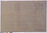 PIPING HANGER 'C'、LAB TABLE ARRANGMENT DETAIL E、ORGANIC ANALYSIS LAB.DETAIL 'D'、PLAN OF WORKING SURFACE、LAB TABLE SIDE ELEVATION-OPPOSITE SIDE SAME藏品圖，第1張