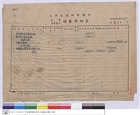 包價變更設計結算詳細表藏品圖，第1張