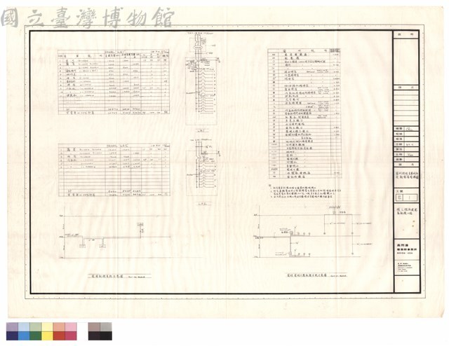 圖例說明、負載明細表、配電箱接線圖藏品圖，第1張