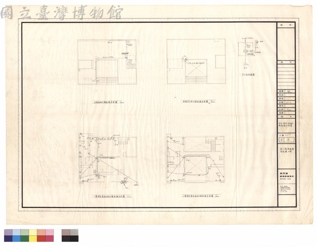 插座、電話、電視天線配線平面圖藏品圖，第1張