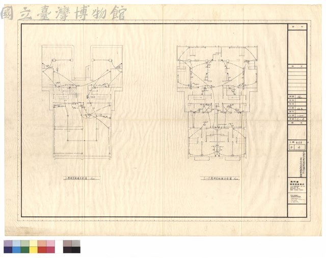 二層插座配線平面圖 三～六層插座配線平面圖藏品圖，第1張
