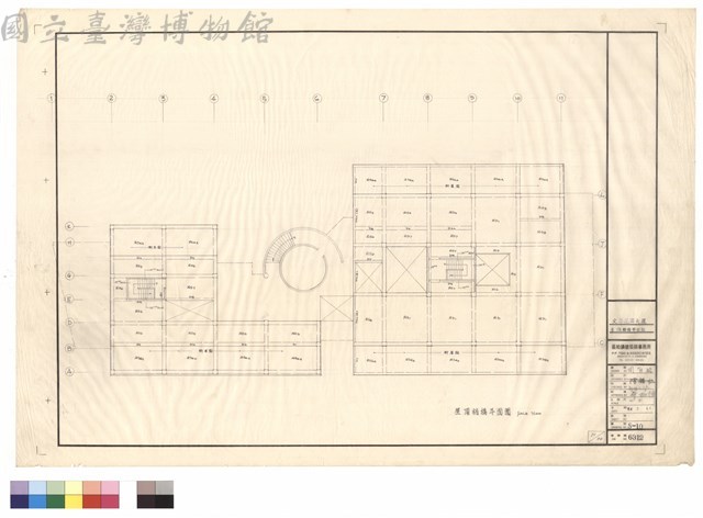屋頂結構平面圖藏品圖，第1張