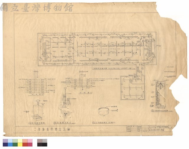 二層電氣設備平面藏品圖，第1張