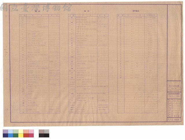 圖例及照明器具藏品圖，第1張