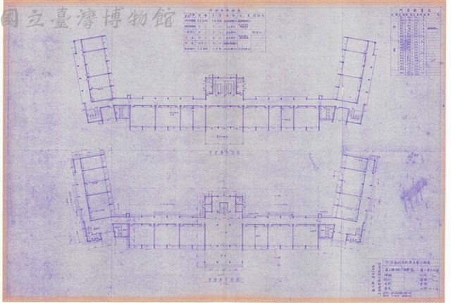 第一號辦公廳 一層二層平面圖藏品圖，第1張