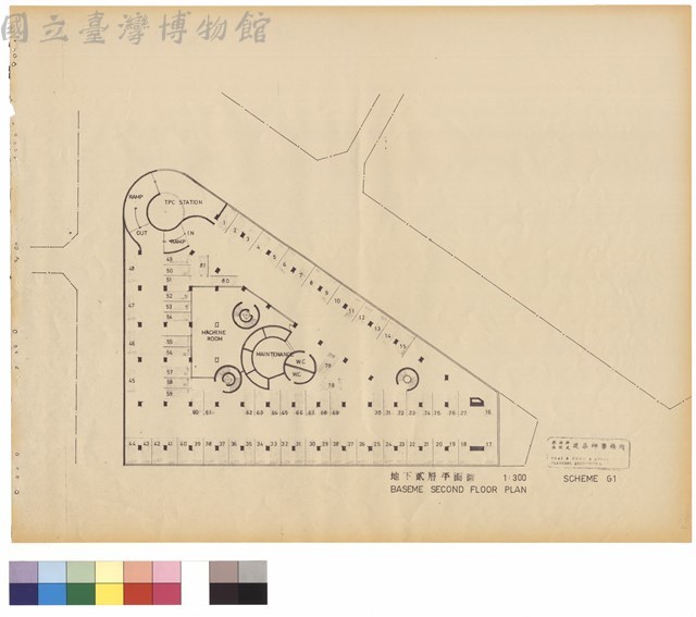 地下貳層平面圖 BASEME SECOND FLOOR PLAN藏品圖，第1張