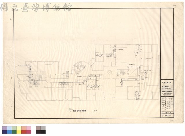 伍層給水管平面圖藏品圖，第1張