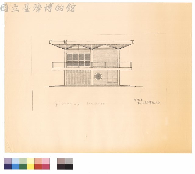 F 新豐球場 中區  賣店兼休息亭立面藏品圖，第1張
