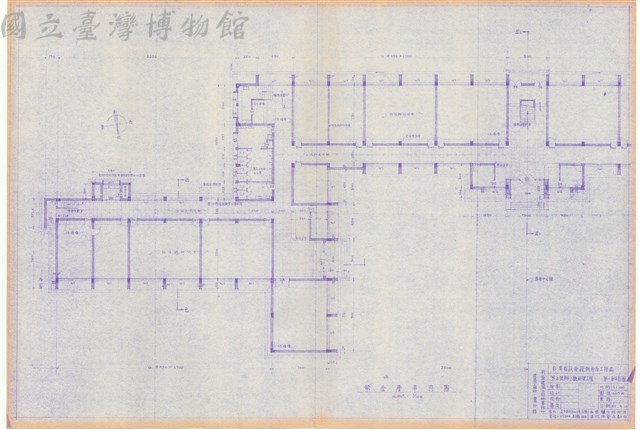 第五號辦公廳 第壹層平面圖藏品圖，第1張