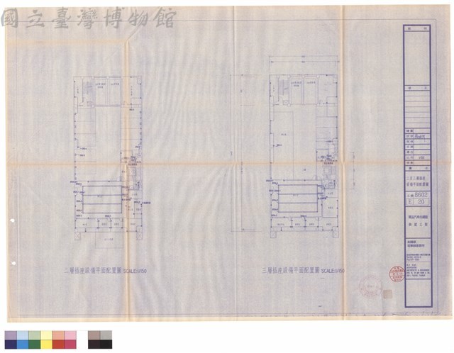 二層插座設備平面配置圖   三層插座設備平面配置圖藏品圖，第1張
