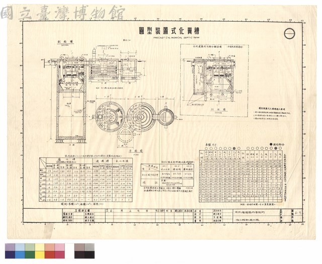 圓型裝置式化糞槽藏品圖，第1張