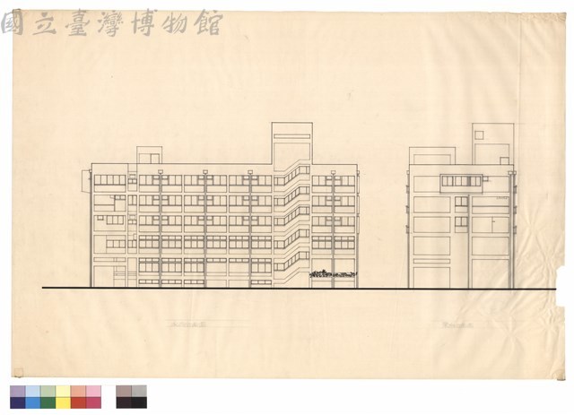 北向立面圖  東向立面圖藏品圖，第1張