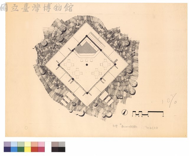 東區休息亭賣店地面層平面藏品圖，第1張