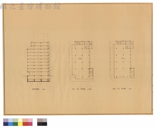 SECTION  9th FL PLAN  10th FL PLAN藏品圖，第1張