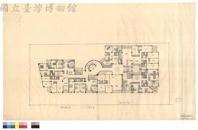 三～五層平面 五十七－(2)藏品圖，第1張