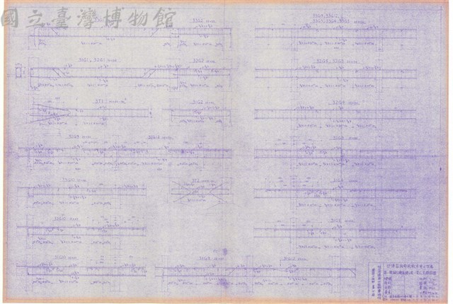 第一號辦公廳 R.C.大樑詳圖藏品圖，第1張