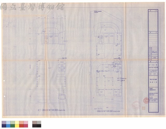 地下一層插座設備平面配置圖   一層插座設備平面配置圖藏品圖，第1張