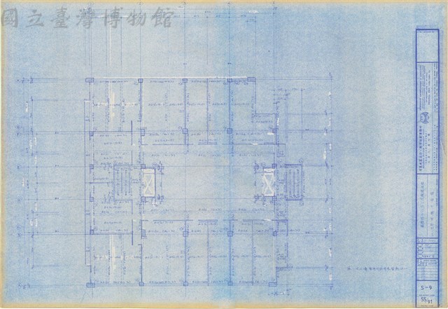 S-9 八～十一層結構平面圖藏品圖，第1張